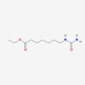 molecular formula C10H20N2O3 B8731131 Ethyl 7-(carbamoylamino)heptanoate CAS No. 56380-22-4