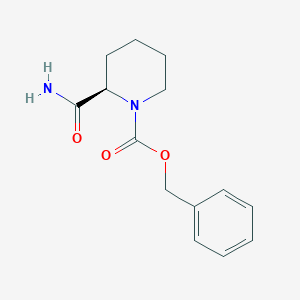 (R)-2-(Aminocarbonyl)-1-piperidinecarboxylic acid phenylmethyl ester