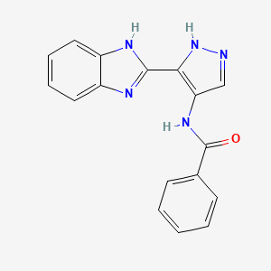 N-[3-(1h-Benzimidazol-2-Yl)-1h-Pyrazol-4-Yl]benzamide