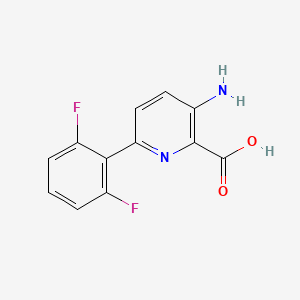 3-Amino-6-(2,6-difluorophenyl)picolinic acid
