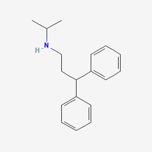 molecular formula C18H23N B8731288 N-isopropyl-3,3-diphenylpropan-1-amine 
