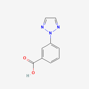molecular formula C9H7N3O2 B8731305 3-(2H-1,2,3-triazol-2-yl)Benzoic acid 