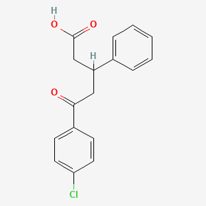 5-(4-Chlorophenyl)-5-oxo-3-phenylpentanoic acid