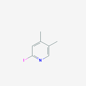 molecular formula C7H8IN B8731540 2-Iodo-4,5-dimethylpyridine CAS No. 512197-94-3