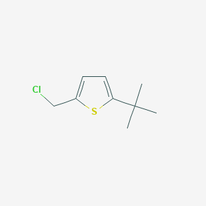 molecular formula C9H13ClS B8731547 2-tert-Butyl-5-(chloromethyl)thiophene CAS No. 106341-43-9