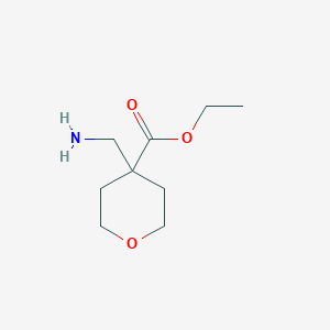 ethyl 4-(aminomethyl)tetrahydro-2H-pyran-4-carboxylate