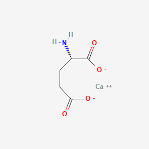 molecular formula C5H8NO4- B8731799 Calcium L-glutamate CAS No. 7528-09-8
