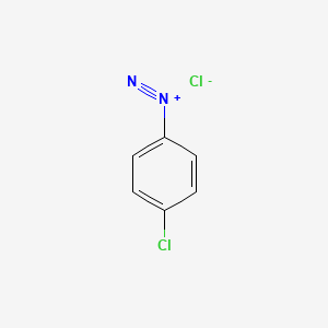 molecular formula C6H4Cl2N2 B8731923 4-chlorobenzenediazonium;chloride CAS No. 2028-74-2