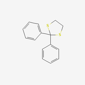 molecular formula C15H14S2 B8731931 2,2-Diphenyl-1,3-dithiolane CAS No. 6317-10-8