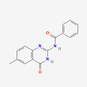 N-(6-Methyl-4-oxo-1,4-dihydroquinazolin-2-yl)benzamide