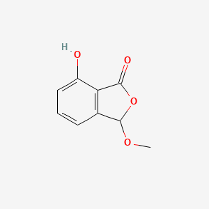 B8731971 7-Hydroxy-3-methoxy-2-benzofuran-1(3H)-one CAS No. 89687-38-7