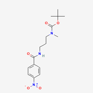 tert-Butyl methyl{3-[(4-nitrobenzoyl)amino]propyl}carbamate