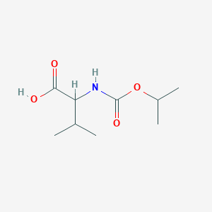 molecular formula C9H17NO4 B8731990 Isopropoxycarbonyl-l-valine 