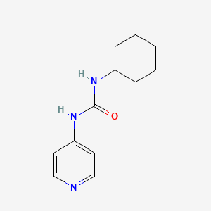 molecular formula C12H17N3O B8731993 N-Cyclohexyl-N'-(4-pyridyl)urea 