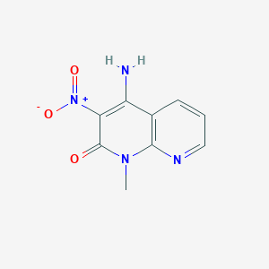 4-Amino-1-methyl-3-nitro-1,8-naphthyridin-2(1H)-one