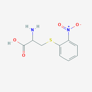 molecular formula C9H10N2O4S B8732019 S-(2-Nitrophenyl)-L-cysteine 