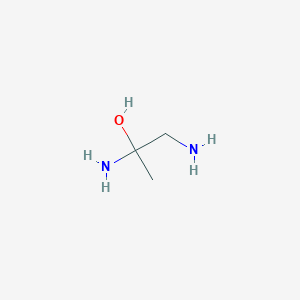 molecular formula C3H10N2O B8732043 1,2-Diaminopropan-2-ol 