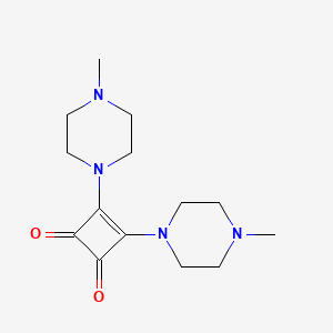 3,4-Bis(4-methyl-1-piperazinyl)-3-cyclobutene-1,2-dione