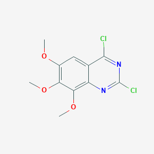 molecular formula C11H10Cl2N2O3 B8732067 2,4-Dichloro-6,7,8-trimethoxyquinazoline 