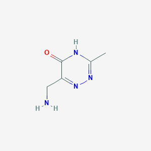 6-(Aminomethyl)-3-methyl-1,2,4-triazin-5(4H)-one