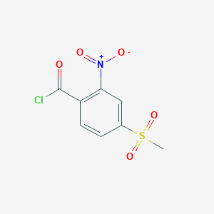 4-(Methanesulfonyl)-2-nitrobenzoyl chloride