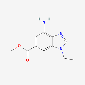methyl 4-amino-1-ethyl-1H-benzo[d]imidazole-6-carboxylate