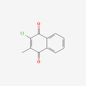 molecular formula C11H7ClO2 B8732230 2-Chloro-3-methylnaphthoquinone 