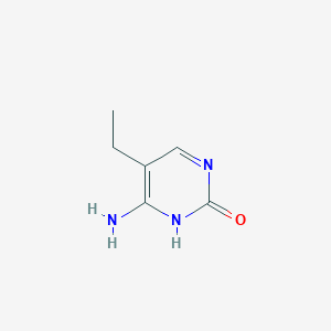 molecular formula C6H9N3O B8732249 5-Ethyl-cytosine CAS No. 32550-24-6