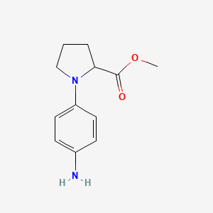 1-(4-Amino-phenyl)-pyrrolidine-2-carboxylic acid methyl ester
