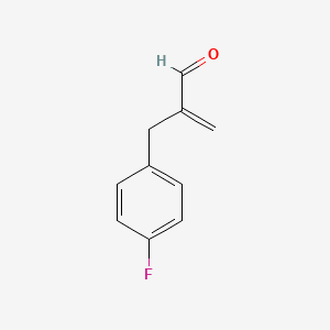 2-[(4-Fluorophenyl)methyl]prop-2-enal