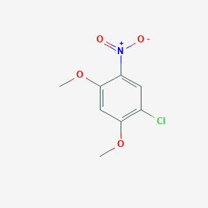 molecular formula C8H8ClNO4 B087324 1-Chloro-2,4-dimethoxy-5-nitrobenzene CAS No. 119-21-1
