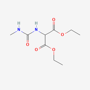 molecular formula C9H16N2O5 B8732451 Diethyl 2-(methylcarbamoylamino)propanedioate CAS No. 21823-90-5