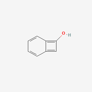 molecular formula C8H6O B8732477 Bicyclo[4.2.0]octa-1,3,5,7-tetraen-7-ol 