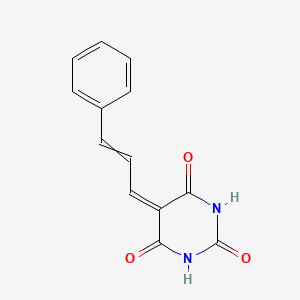 5-(3-Phenylprop-2-en-1-ylidene)-1,3-diazinane-2,4,6-trione