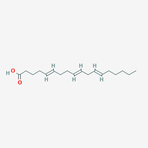 molecular formula C18H30O2 B087326 5,9,12-Octadecatrienoic acid CAS No. 13237-97-3