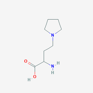2-Amino-4-pyrrolidin-1-ylbutanoic acid