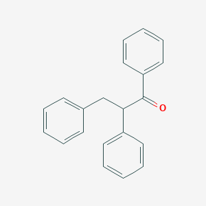 molecular formula C21H18O B8732631 1,2,3-Triphenylpropan-1-one CAS No. 4842-45-9