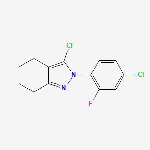 2H-Indazole, 3-chloro-2-(4-chloro-2-fluorophenyl)-4,5,6,7-tetrahydro-
