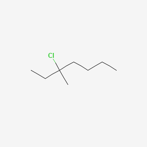 molecular formula C8H17Cl B8732670 3-Chloro-3-methylheptane CAS No. 5272-02-6