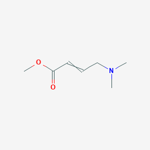 molecular formula C7H13NO2 B8732688 Methyl (2E)-4-(dimethylamino)but-2-enoate 