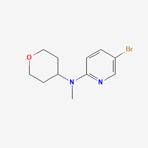5-bromo-N-methyl-N-(tetrahydro-2H-pyran-4-yl)pyridin-2-amine