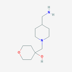 2H-Pyran-4-ol, 4-[[4-(aminomethyl)-1-piperidinyl]methyl]tetrahydro-