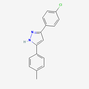 3-(4-Chlorophenyl)-5-(p-tolyl)-1H-pyrazole