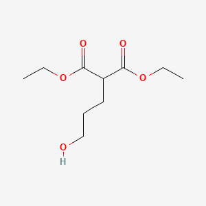 molecular formula C10H18O5 B8732839 Diethyl 2-(3-hydroxypropyl)propanedioate CAS No. 73691-01-7