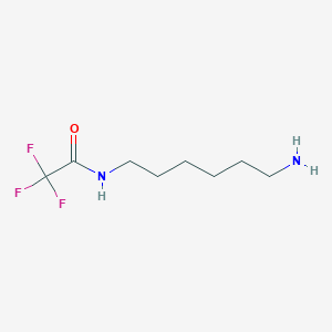 molecular formula C8H15F3N2O B8732860 N-(6-Aminohexyl)-2,2,2-trifluoroacetamide CAS No. 56934-05-5
