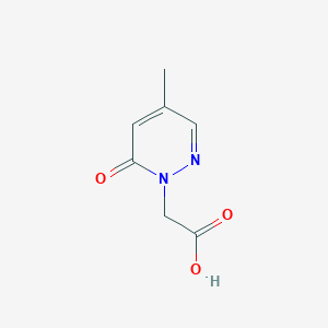 [4-Methyl-6-oxopyridazin-1(6H)-yl]acetic acid