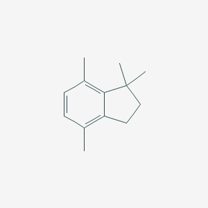 molecular formula C13H18 B087329 1,1,4,7-Tetramethylindan CAS No. 1078-04-2