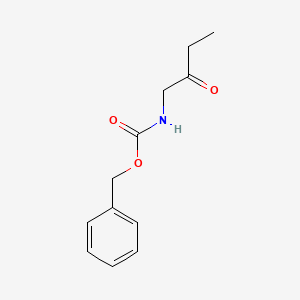 molecular formula C12H15NO3 B8732937 Benzyl (2-oxobutyl)carbamate 