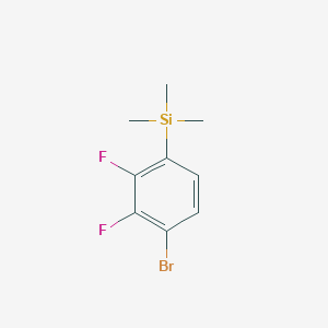(4-Bromo-2,3-difluorophenyl)trimethylsilane
