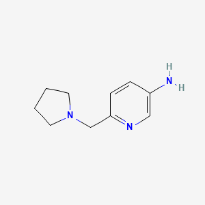 6-(Pyrrolidin-1-ylmethyl)pyridin-3-amine